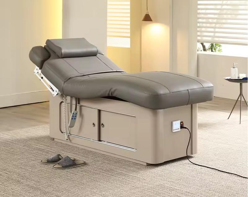 Spa bed with heating systems